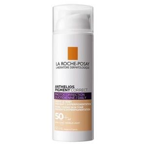 La Roche Posay Anthelios Pigment Correct Photocorrection Daily Tinted Cream, Light , SPF50+, 50ml