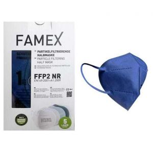 Famex Mask FFP2 NR Μπλε, 10τμχ