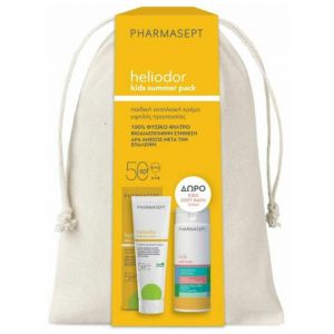Pharmasept Heliodor Kids Sun Cream SPF50, 150ml & Δώρο Kids Soft Bath, 250ml & Backpack