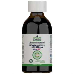 Doctor's Formulas Vitamin D3 2500 IU & K2 200mcg Vita MK7, 150ml