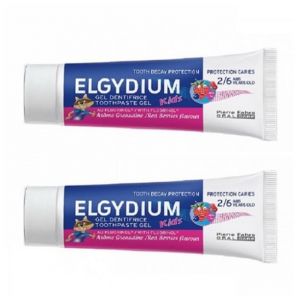 Elgydium Promo Kids Red Berries Toothpaste 1000ppm, 2x50ml