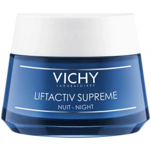 Vichy Promo -20% Liftactiv Supreme Αντιγηραντική & Συσφικτική Κρέμα Προσώπου Νυκτός για Κανονικές/Μικτές Επιδερμίδες, 50ml