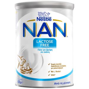 Nestle Γάλα σε Σκόνη Nan Lactose Free 0m+, 400gr