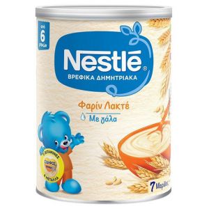Nestle Βρεφική Κρέμα Φαρίν Λακτέ 6m+, 300gr