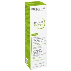 Bioderma Sebium Kerato+ Anti-Blemish High Tolerance Gel-Cream, 30ml