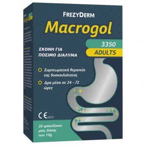 Frezyderm Macrogol 3350 Adults, 10x20gr