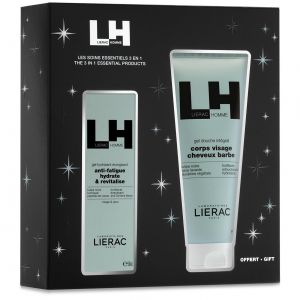 Lierac Homme Promo The 3in1 Essential Products Energizing Moisturizing Gel Anti-Fatigue, 50ml & Δώρο Shower Gel, 200ml