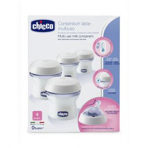 Chicco Multi-use Milk Containers Natural Feeling, 4τμχ