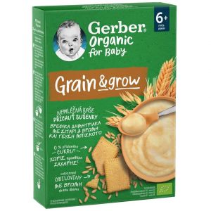 Nestle Grain & Grow Δημητριακά με Γεύση Μπισκότο Χωρίς Ζάχαρη για 6+μηνών, 200gr