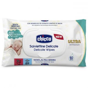 Chicco Delicate Ultra Soft & Pure, 60τμχ