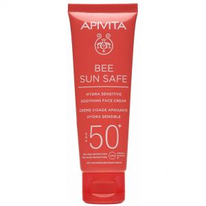 Apivita Bee Sun Safe Hydra Sensitive Soothing Face Cream With Chamomile & Propolis Spf50+ Light Texture, 50ml