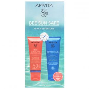Apivita Promo Bee Sun Safe Spf50 Must-Haves Hydra Face & Body Milk, 100ml & After Sun, 100m
