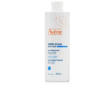 Avene Apres-Soleil After Sun Restorative Lotion for Face & Body, Sensitive Skin, 400ml