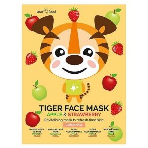 MONTAGNE JEUNESSE 7h Heaven Tiger Face Mask with Apple & Strawberry, 1τμχ