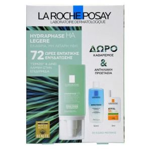 La Roche Posay Promo με Hydraphase HA Light, 50ml & Δώρο Mini Anthelios Oil Control Fluid SPF50+, 3ml & Respectissime Eye Makeup Remover, 50ml