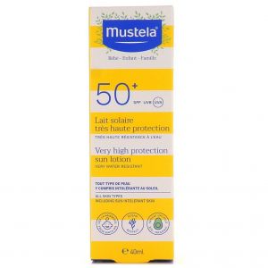 Mustela Bebe Very High Protection Sun Lotion SPF50+, 40ml