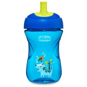 Chicco Advanced Cup Easy Drinking 12m+ Blue Tiger, 266ml