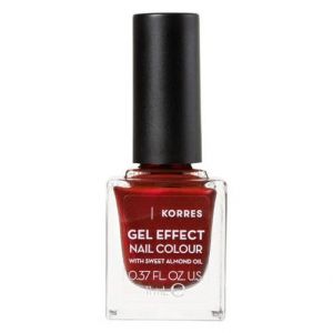 Korres Gel Effect Nail Colour 58 Velour Red, 11ml