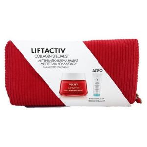 Vichy Promo Liftactiv Collagen Specialist Cream, 50ml & Δώρο Purete Thermale 3in1, 100ml