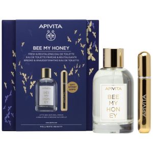 Apivita Promo Bee My Honey Eau De Toilette, 100ml & Δώρο Επαναγεμιζόμενο Spray Αρώματος, 8ml