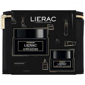 Lierac Promo Xmas Set Premium La Creme Voluptueuse, 50ml & The Eye Cream, 20ml & Νεσεσέρ