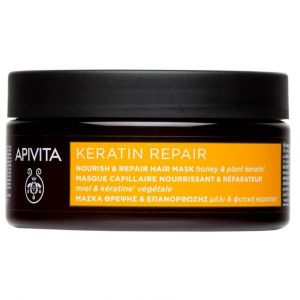 Apivita Keratin Repair Nourish & Repair Hair Mask With Honey & Plant keratin, 200ml