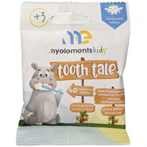 My Elements Kids Tooth Tale Chewable Toothpaste Tablets 3+ Years, 60 Chew.tabs