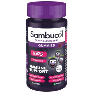 Sambucol Gummies Ζελεδάκια με Σαμπούκο και Βιταμίνη C για Παιδιά,30 Ζελεδάκια