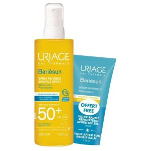 Uriage Bariesun Spray SPF50+ Promo Set, 200ml & Δώρο After sun balm, 50ml
