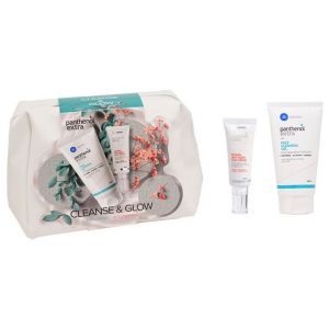 PANTHENOL PROMO Cleanse & Glow, Retinol Anti Aging Face Cream, 30ml & Face Cleansing Gel, 150ml