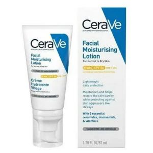 CeraVe Facial Moisturising Lotion SPF50, Ενυδατική Κρέμα Προσώπου με Δείκτη Προστασίας SPF50, 52ml