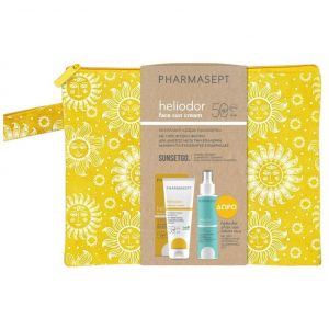 Pharmasept Promo Pack Heliodor Face Sun Cream SPF50, 50ml & Δώρο Hygienic Ultra Hydra Lotion, 80ml & Νεσεσέρ