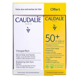Caudalie Promo Vinoperfect Brightening Dark Spot Serum, 30ml & Δώρο Vinosun Protect Very High Protection Cream SPF50+, 25ml