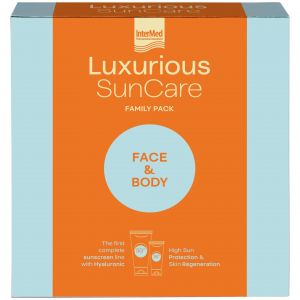 Luxurious Promo Sun Care Sun Protection Body Cream, Spf50, 200ml & High Protection Face Cream Spf50, 75ml