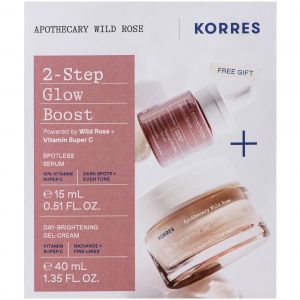 Korres Promo Apothecary Wild Rose Day-Brightening Face Gel-Cream, 40ml & Δώρο Spotless Serum for Dark Spots, 15ml