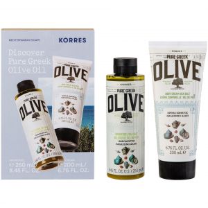 Korres Promo Discover Pure Greek Olive Oil Showergel Sea Salt, 250ml & Body Cream Sea Salt, 200ml