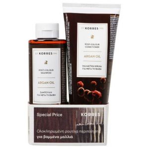 Korres Promo Argan Oil Post-Colour Shampoo, 250ml & Argan Oil Post-Colour Conditioner, 200ml