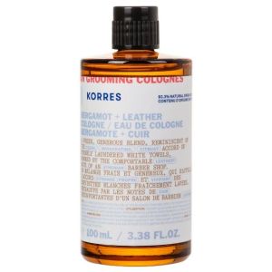 Korres Athenian Grooming Eau de Cologne Bergamot & Leather, 100ml