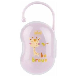 Chicco Θήκη Για 2 Πιπίλες - Ροζ 0m+