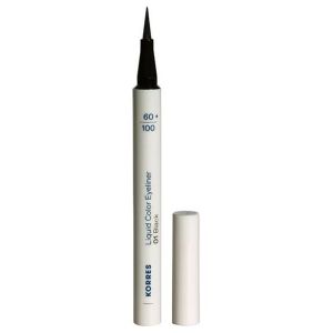 Korres Liquid Color Eyeliner 01 Black, 1ml