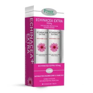 Power of Nature Promo Echinacea Extra 100mg with Vitamic C & Zinc, 2x20eff.tabs