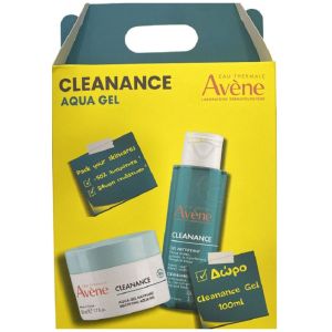 Avene Promo Cleanance Aqua Gel, 50ml & Gel Nettoyant, 100ml