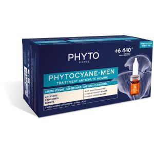 Phyto Phytocyane Men Treatment Anti-Hair Loss, 12x3.5ml